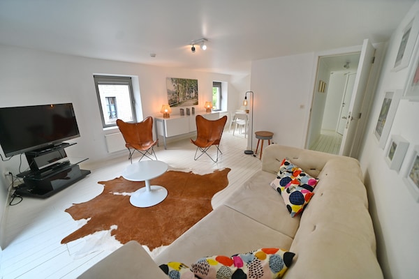 4-persoons appartement in centrum Durbuy met sauna en tweepersoonsbedden - thumbnail 2