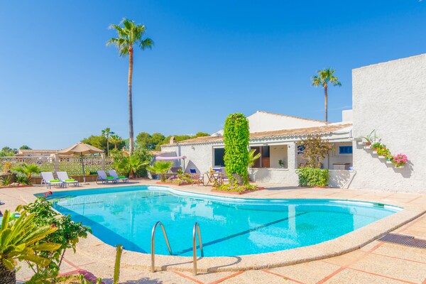 Vrijstaande villa met privézwembad op 1 km van strand Sa Ràpita - thumbnail 6