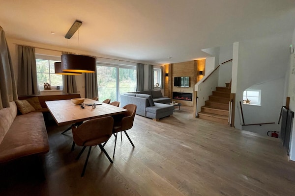 Gerenoveerd 8-persoons chalet met sauna, vlakbij de skilift in Mühlbach - thumbnail 4