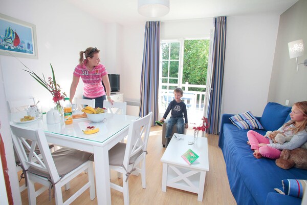 Duplex voor 6 personen met zwembad en balkon, op loopafstand van het strand in Cabourg - thumbnail 3