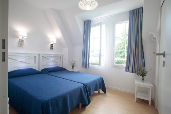 Duplex voor 6 personen met zwembad en balkon, op loopafstand van het strand in Cabourg - thumbnail 4