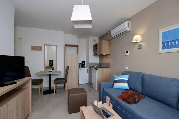 Knus appartement op 100 meter van het strand in Le Barcarès - thumbnail 5