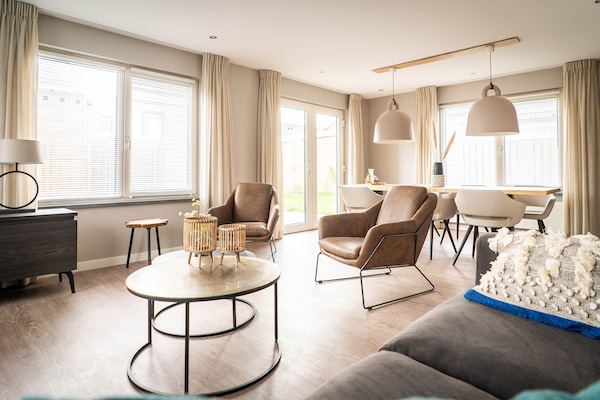 Vrijstaande bosbungalow bij golfbaan, 50m van centrum De Cocksdorp - thumbnail 4