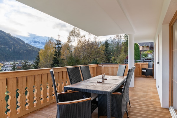 Salzach Appartement Wald 1: luxe vakantieverblijf voor 8 personen in Wald im Pinzgau - thumbnail 3