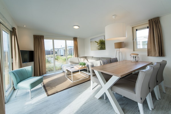 Vrijstaand chalet op Ameland: luxe, rust en honden aan zee - thumbnail 2