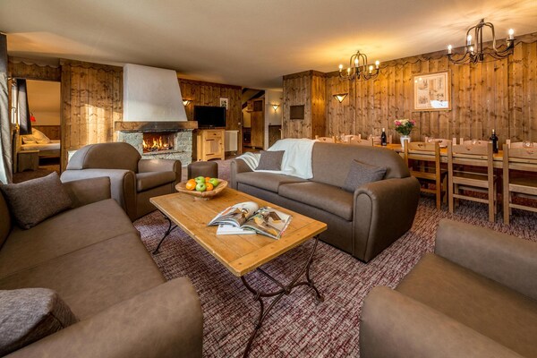 Ruim 12-persoons chalet-appartement direct aan de piste in Arc 2000 - thumbnail 3