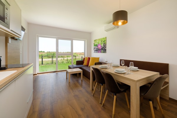 Pannonia M03: Rustiek appartement aan de golfbaan in Zsira voor 6 personen - thumbnail 4