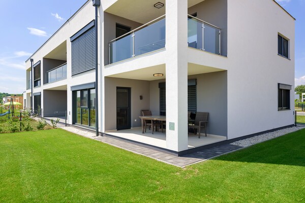 Pannonia M03: Rustiek appartement aan de golfbaan in Zsira voor 6 personen - thumbnail 5