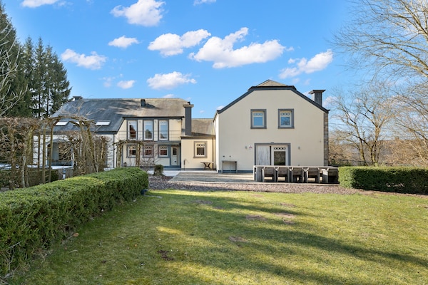 Wellness en luxe in landhuis Au Brame in Manhay voor 10 personen - thumbnail 1