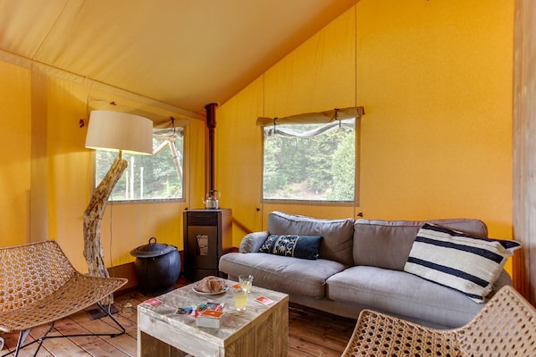 Tentlodge Sandberghe 10: luxe glamping in bosrijk Uden - thumbnail 2