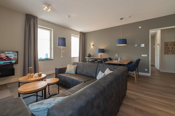 Wellness appartement aan het water met privé sauna en hottub in Colijnsplaat - thumbnail 6