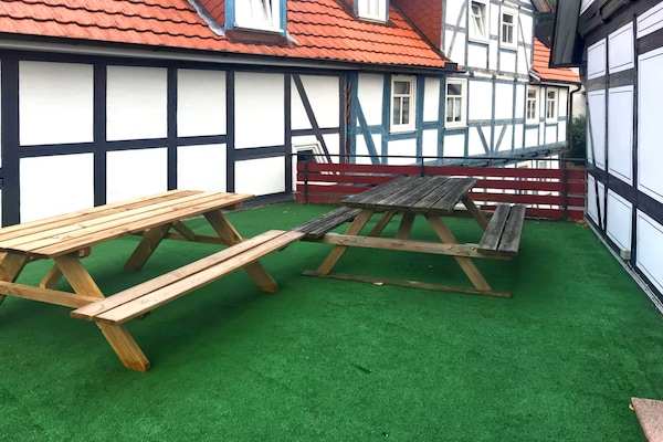 Gerenoveerd vakantiehuis in het bos bij Großalmerode voor 8 personen - thumbnail 5