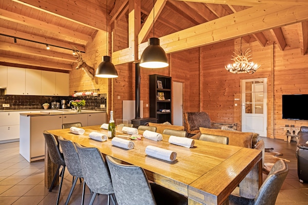 8-persoons chalet met wellness in Manhay - thumbnail 3
