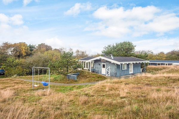 Licht vakantiehuis met sauna en serre nabij bos en strand op Fanø - thumbnail 1