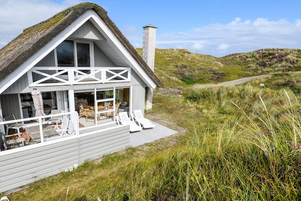 Rietgedekt duinhuis op Fanø met uitzicht op de Noordzee - thumbnail 6