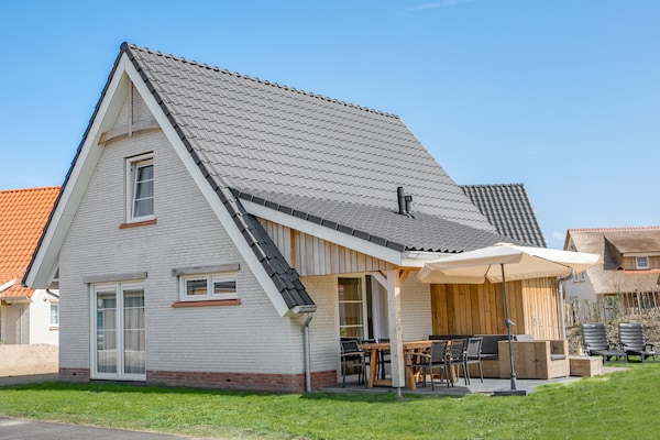Luxe villa aan zee in Nieuwvliet-Bad met hond - thumbnail 1