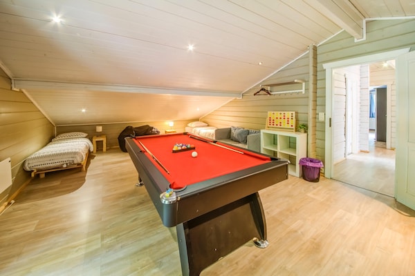 10-persoons wellnesschalet met sauna en bubbelbad in Barvaux Durbuy Ardennes - thumbnail 4