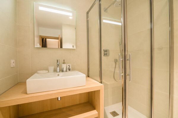 Luxe appartement 4p tussen Megève en Praz-sur-Arly met sauna - thumbnail 6
