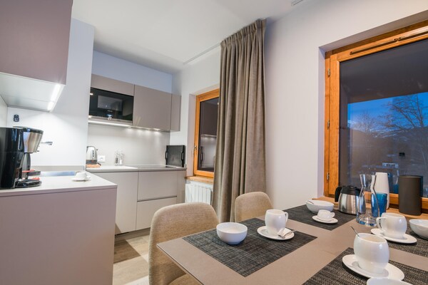 Luxe appartement 4p tussen Megève en Praz-sur-Arly met sauna - thumbnail 3