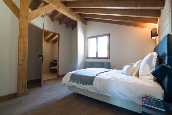 Luxe 12-persoons chalet met sauna en hammam nabij Megève - thumbnail 3