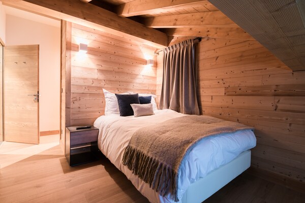 Luxe chalet voor 13 personen nabij Megève met uitzicht op de Mont-Blanc - thumbnail 3