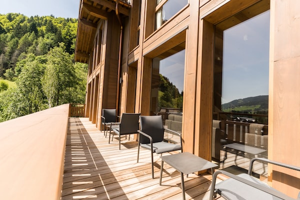 Luxe 14-persoons chalet nabij Megève met sauna en hammam - thumbnail 5