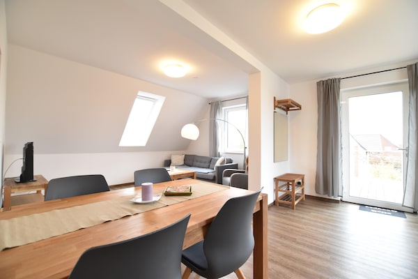 Knus appartement op Insel Poel, vlakbij strand en Wismar - thumbnail 2
