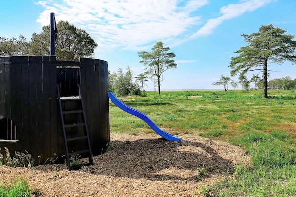 Modern vakantiehuis op Læsø met panoramisch uitzicht op beschermd natuurgebied - thumbnail 4