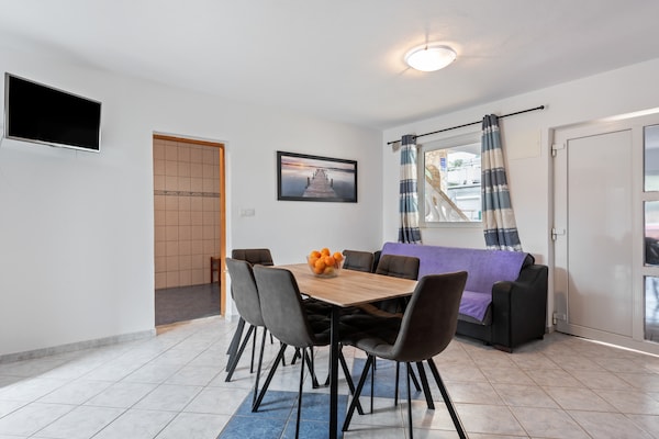 Rustiek appartement op 300 meter van zee met panoramisch uitzicht - thumbnail 4