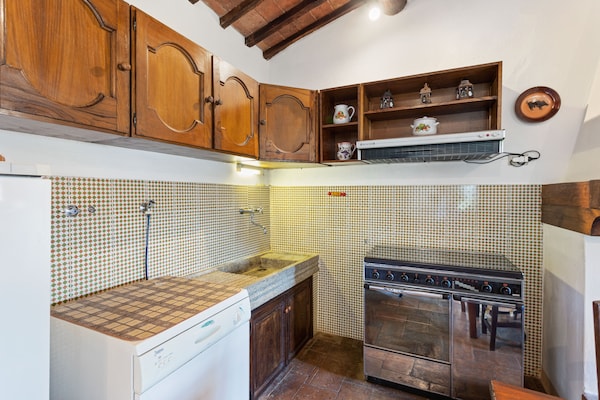 Authentiek vakantiehuis Bellosguardo in Cortona met meerzicht - thumbnail 4