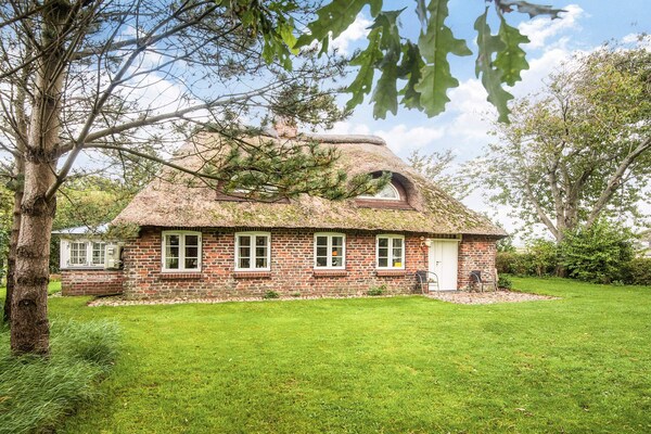 Sfeervol rietgedekt vakantiehuisje nabij het Waddengebied in Tønder - thumbnail 1