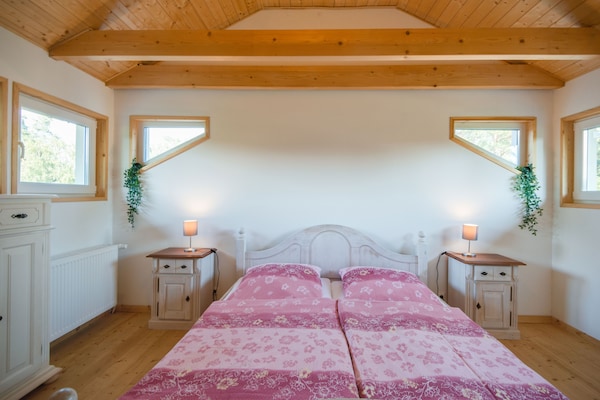 Paalwoning aan de Aller – 4-persoons vakantiehuis met tuin in Winsen - thumbnail 3