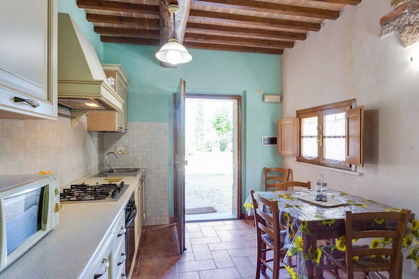Authentiek Toscaans appartement bij Casole d'Elsa met zwembad en tuin - thumbnail 5