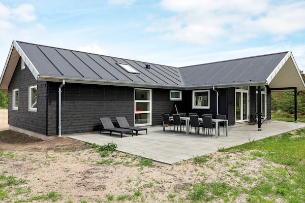 Ruim vakantiehuis voor 10 personen bij Vorupør, 1 km van zee - thumbnail 2