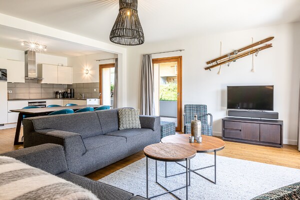 Ruim 8-persoons appartement met privésauna en uitzicht in Abondance - thumbnail 2