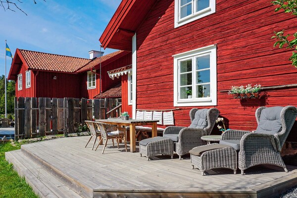 Landelijk vakantiehuis op Norrkärrs Gård bij meer in Mellösa, 4 personen - thumbnail 3