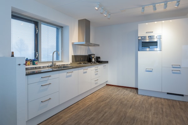 Modern vrijstaand vakantiehuis aan het water in Friesland - thumbnail 4