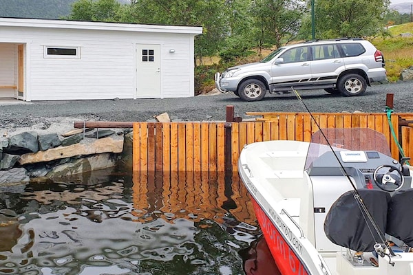 Modern vakantiehuis in Svelgen met panoramisch uitzicht op Frøysjøen - thumbnail 6
