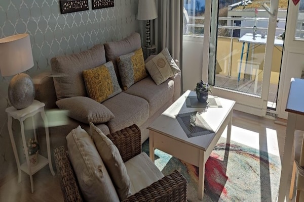 Aan het strand: Gezellig appartement Mit Ausblick op Fehmarn - thumbnail 1
