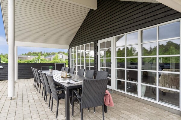 Luxe vakantiehuis voor 18 personen met zwembad en wellness bij Houstrup Strand - thumbnail 5