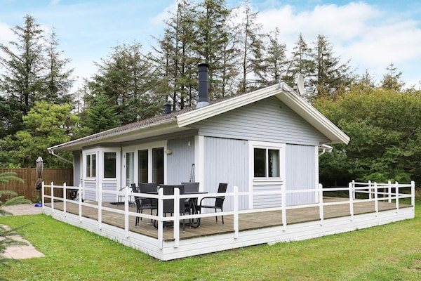 Sfeervol vakantiehuis op groot natuurperceel bij Løkken, 1,2 km van zee - thumbnail 1