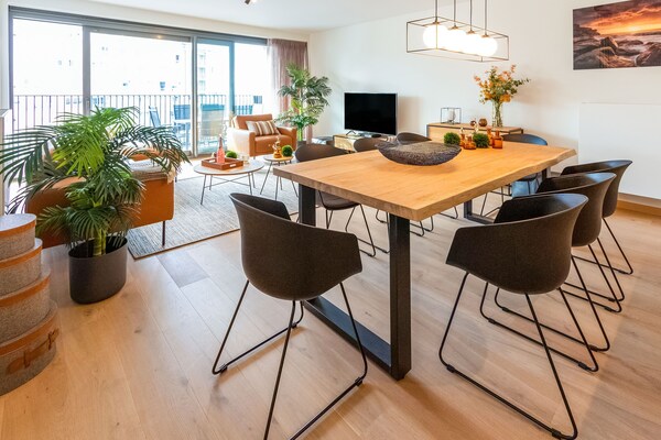 Crystal Sea View: Luxe appartement aan zee met panoramisch terras in Oostende - thumbnail 6