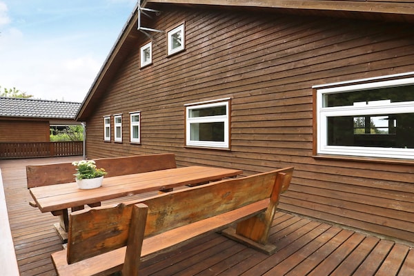 Op 500 m van zee: Vakantiehuis in Skals met privézwembad en sauna - thumbnail 3