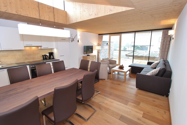 Wildkogel Appartement C: Luxe ski-in appartement voor 8 personen in Neukirchen - thumbnail 6