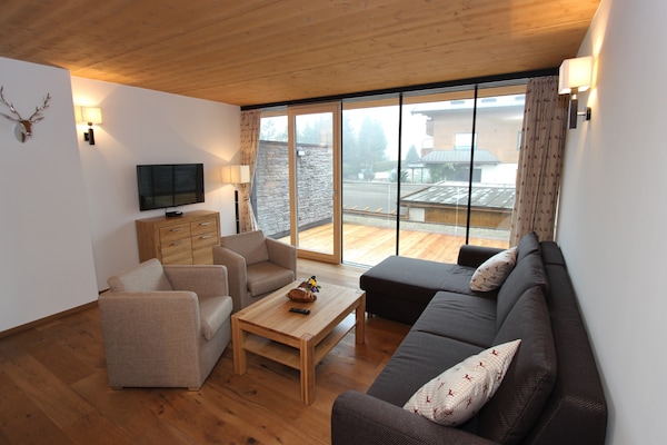Wildkogel Appartement C: Luxe ski-in appartement voor 8 personen in Neukirchen - thumbnail 3