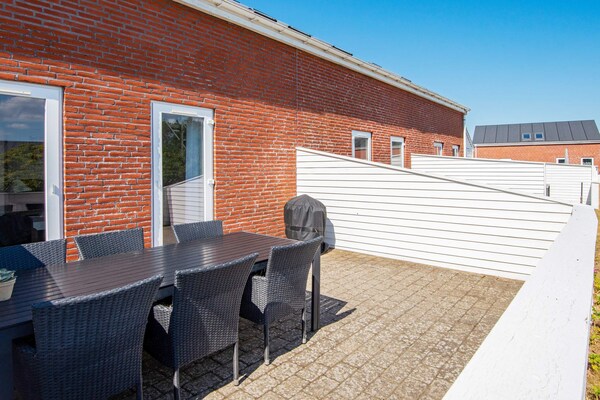 Licht appartement voor 6 op Rømø met zwembad, vlakbij strand en golfbaan - thumbnail 2