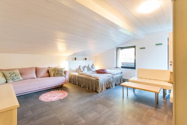 Knus appartement voor 7 in Bichlbach, vlakbij skigebied en met sauna - thumbnail 6