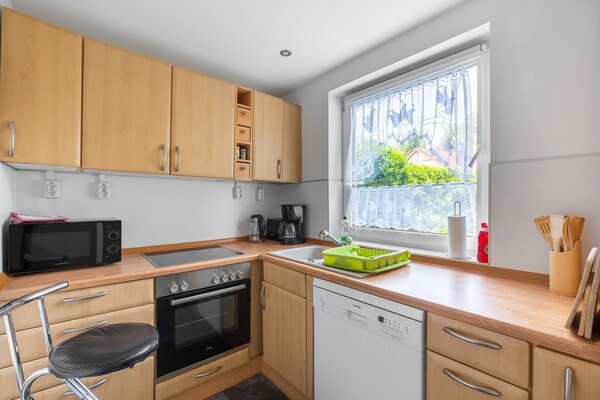 Rustiek appartement met zwembad en tuin op 8 km van Dresden centrum - thumbnail 4