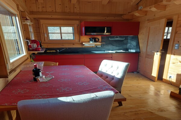Rustiek chalet Le Renard in La Bresse met uitzicht op de Moselotte - thumbnail 3