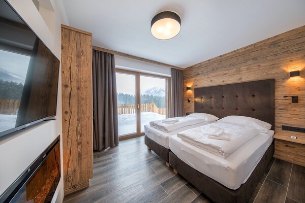 Luxe chalet aan de rand van Neukirchen met sauna en bergzicht - thumbnail 4